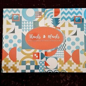 NWT Handcrafted Thank You and Blank 30 Card Collection in Box